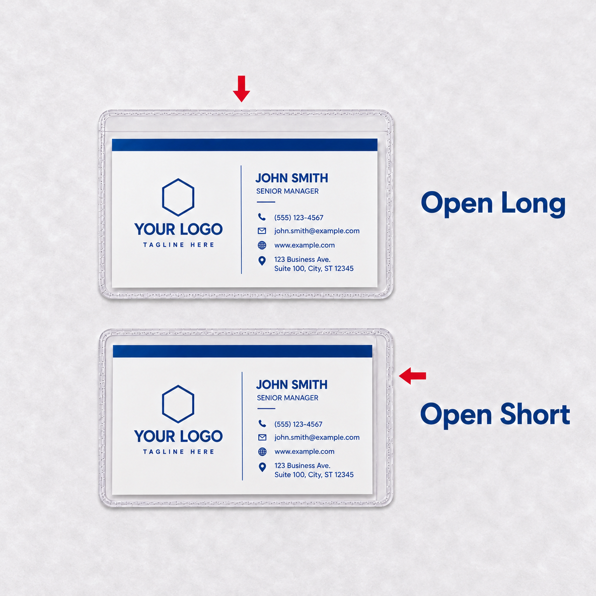 Adhesive Business Card Holders