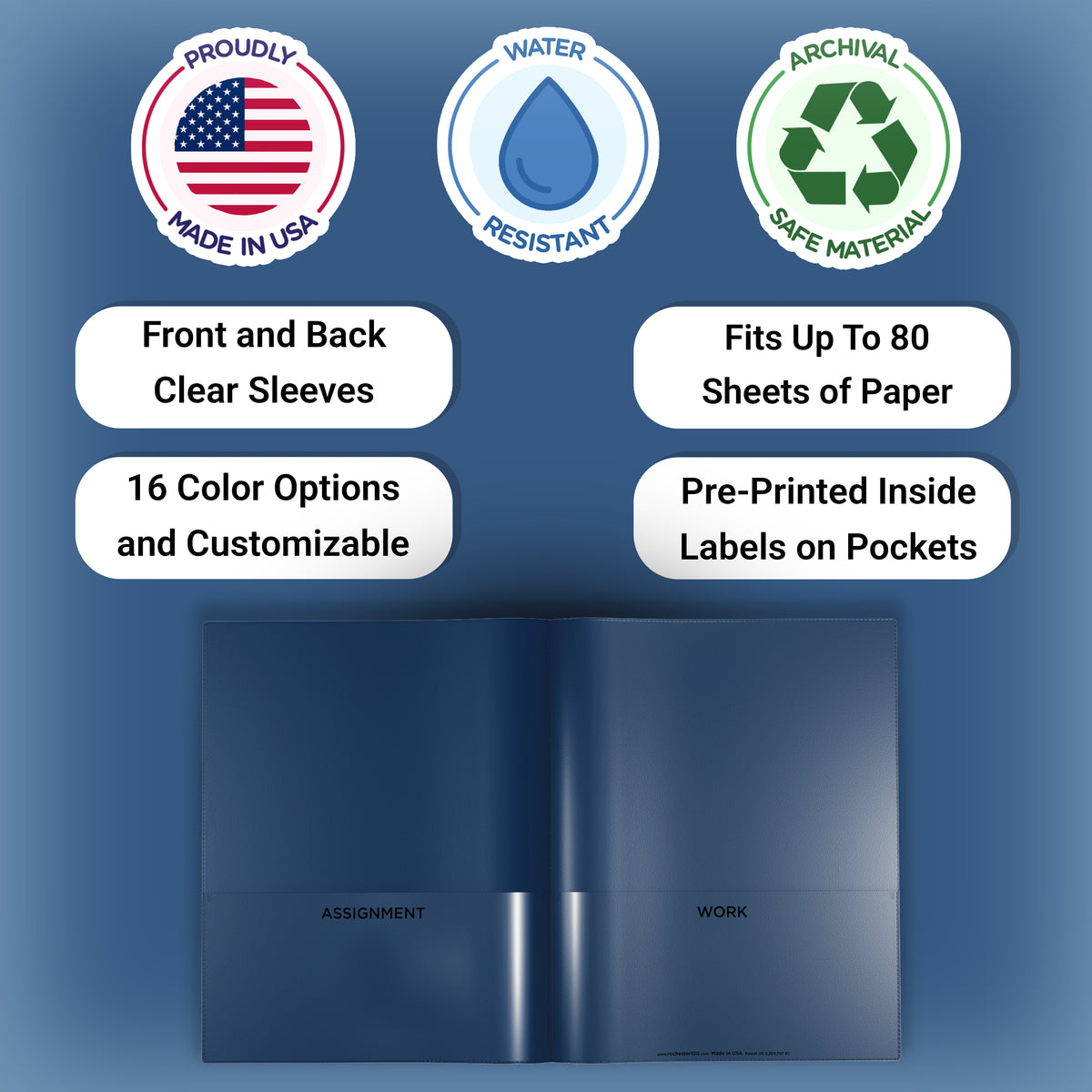 Nicky's® Homework Folders