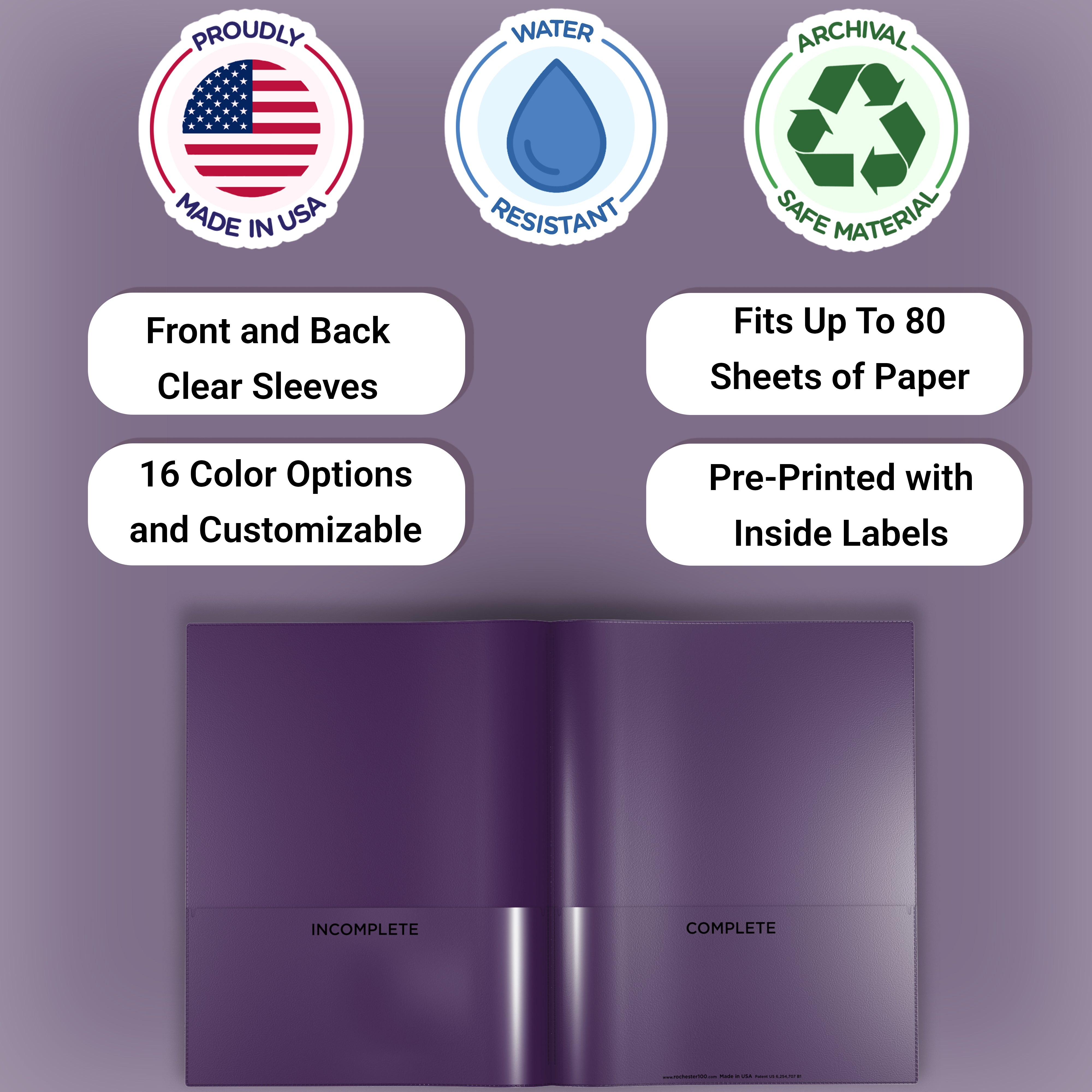 Nicky's® Classwork Folders