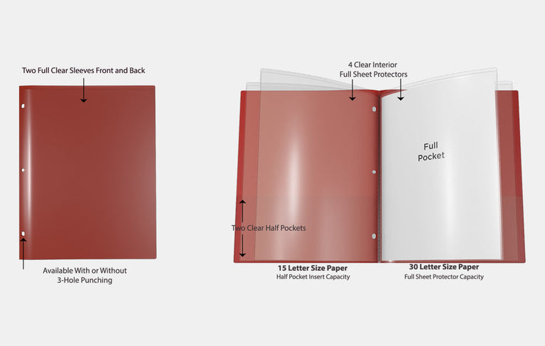 Nicky's® 6 Pocket Folders