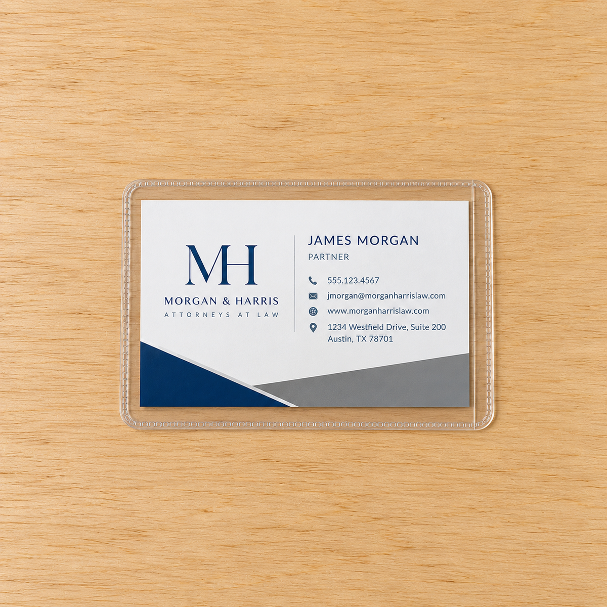 Adhesive Business Card Holders
