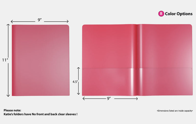 Katie's® Folders ( 8 color options) Free Sample