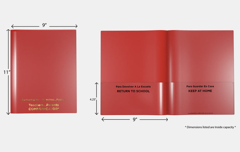 Nicky's Communicator® Spanish/Bilingual Folders