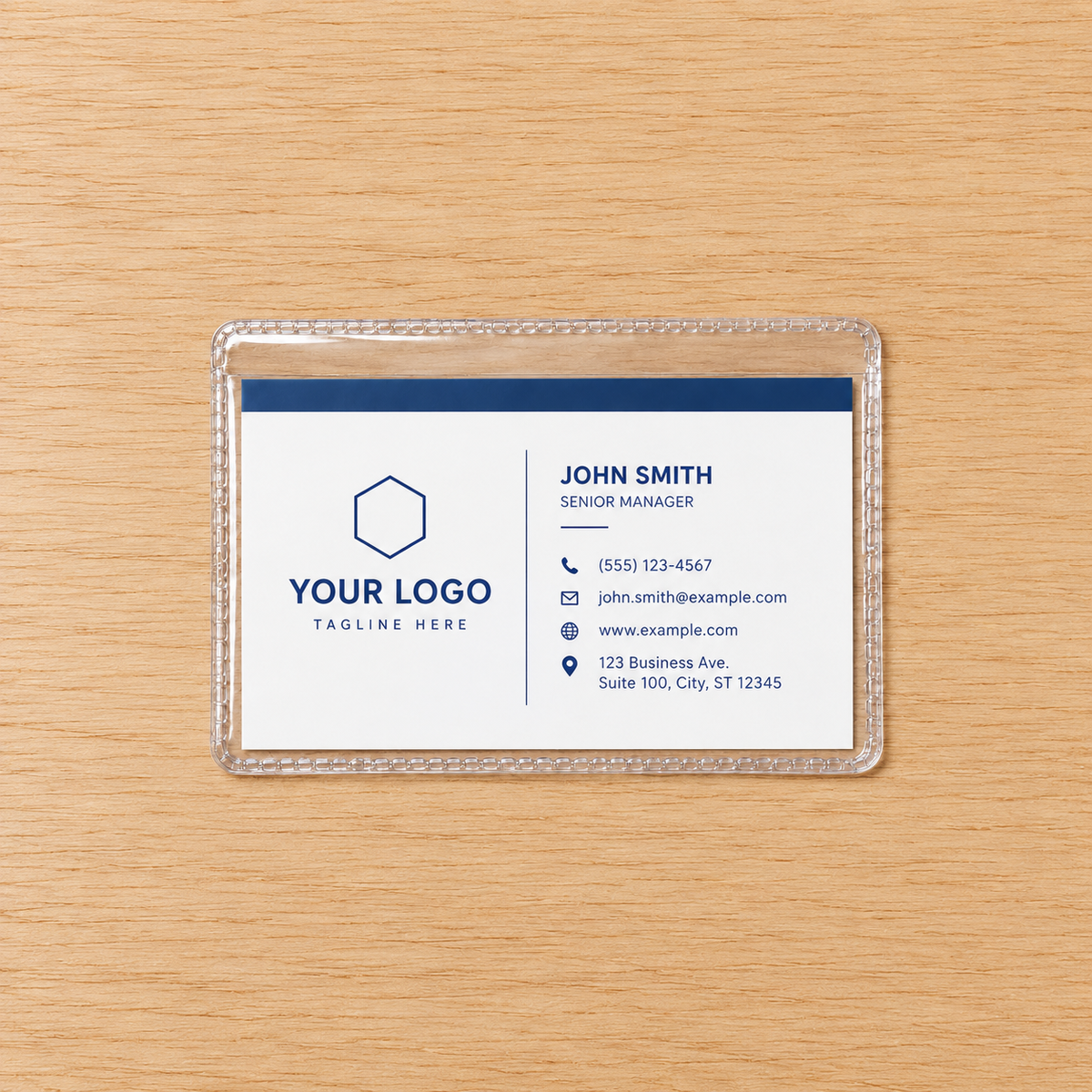 Adhesive Business Card Holders