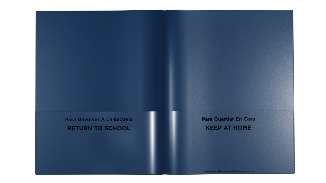 Bilingual School Supplies | Spanish Folders | Rocheste r100