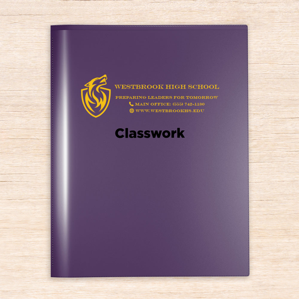 Nicky's® Customized Classwork Folders