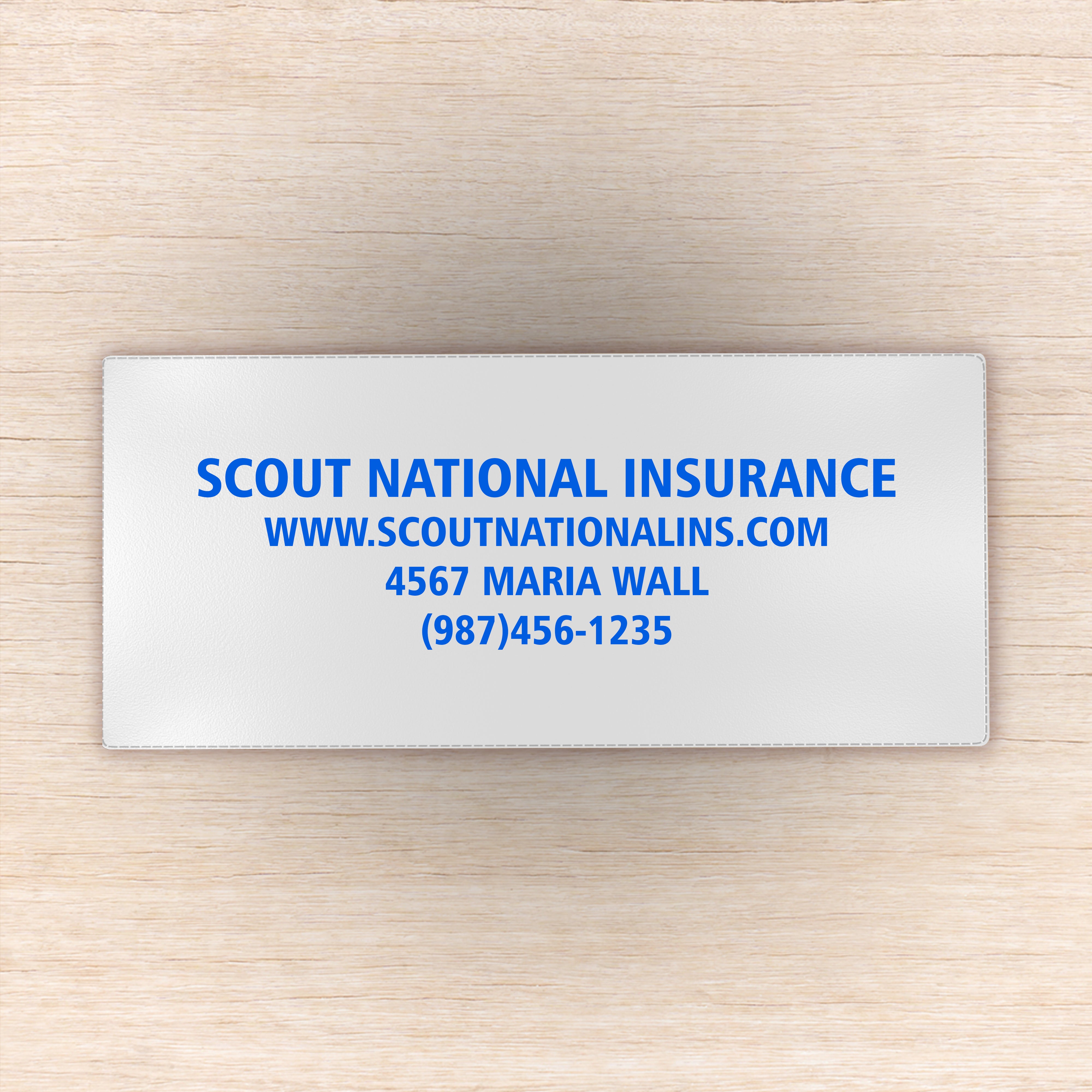 Nicky's® Auto Insurance Form Holders (INS-30) Customized