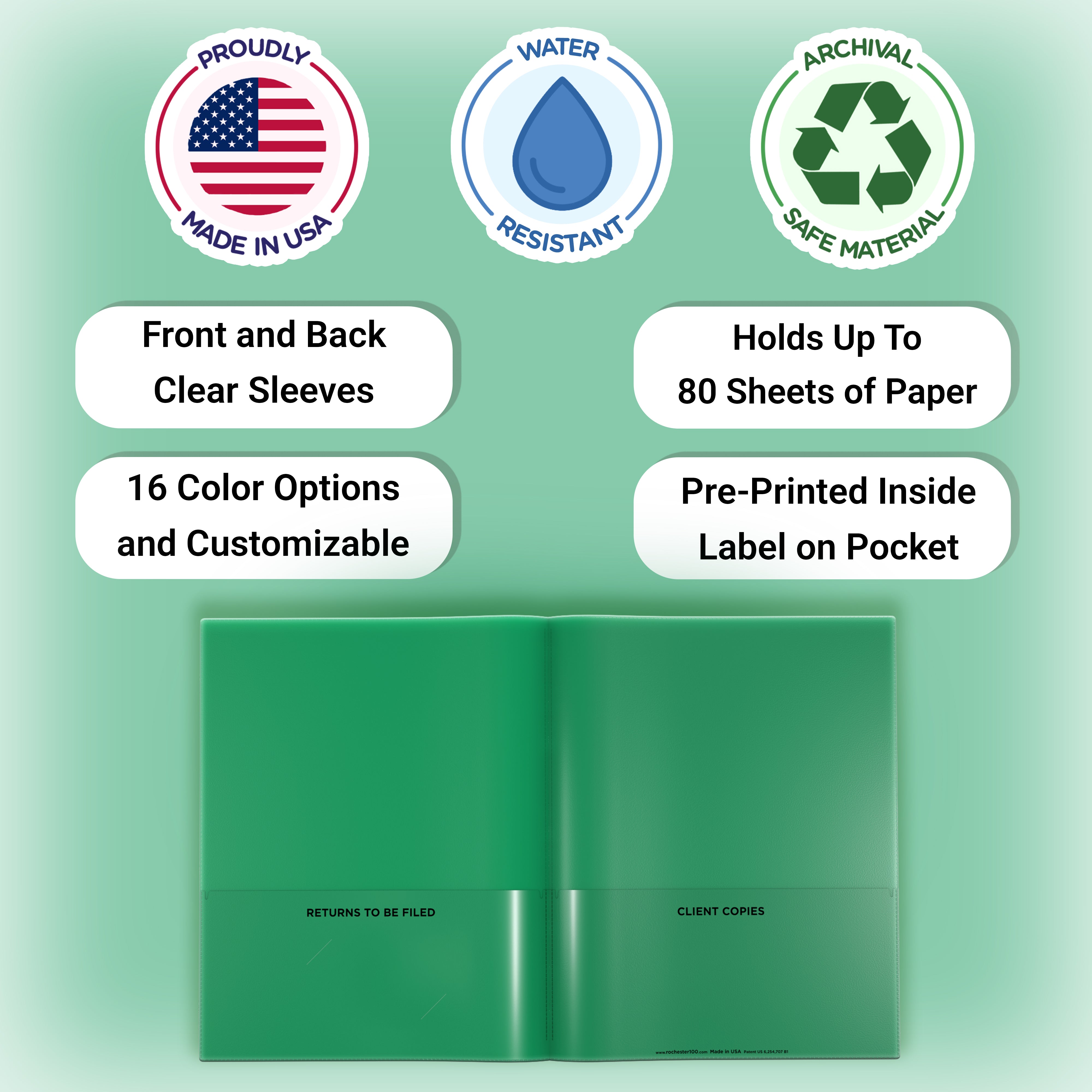 CPA Tax Return Folders | Nicky's® Folders | Rochester 100