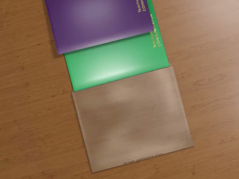 Nicky's® Folder Holder. Clear Portfolio Holder
