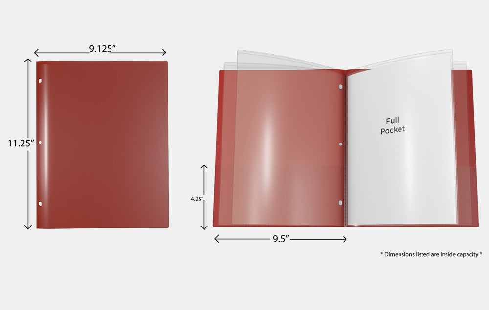 Nicky's® 6 Pocket Folders