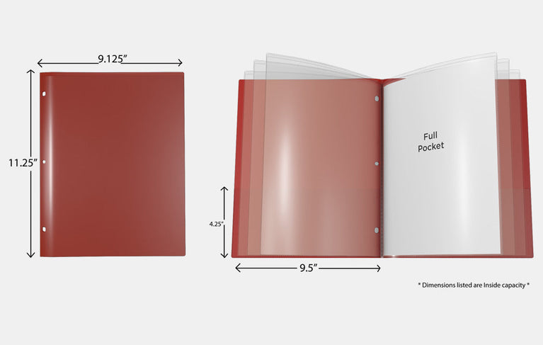 Nicky's® 8 Pocket Folders